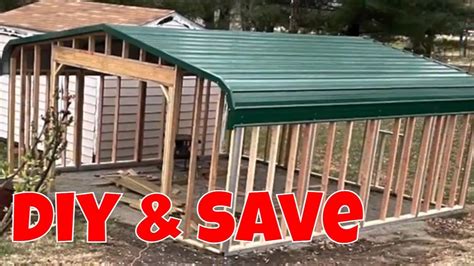 turning a metal carport into a house|build my own metal carport.